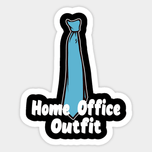 Home Office Outfit Shirt 2020 Corona Festival Tie Sticker